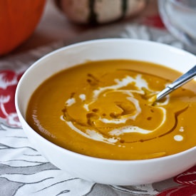 Acorn Squash & Sweet Potato Soup