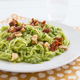 Spaghetti Squash with Kale Pesto