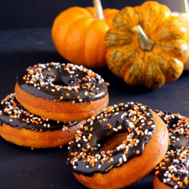 Baked Pumpkin Doughnuts