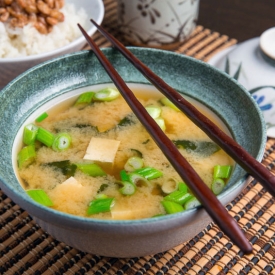 Tofu and Wakame Miso Soup