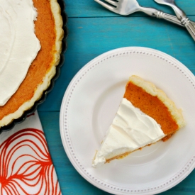 Sour Cream Pumpkin Tart