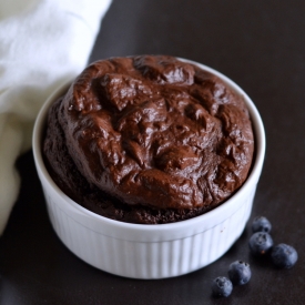 Chocolate Ricotta Blueberry Muffin