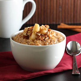 Apple Cinnamon Steel Cut Oatmeal