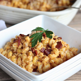 Pumpkin Mac and Cheese With Bacon