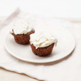 Carrot Cupcakes + Frosting