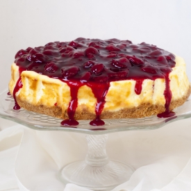 Ricotta Cheesecake with Cherries