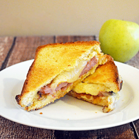 Root Beer Glazed Ham Melt