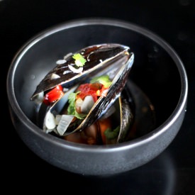 Mussels, Thai, Italian and Dijon