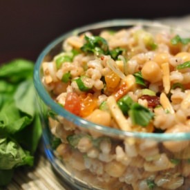 Beautiful Barley and Chickpea Salad