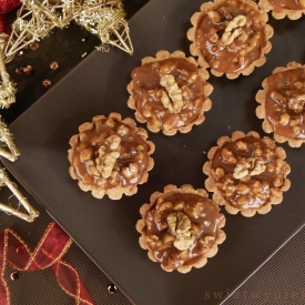 Walnut and Caramel Mini Tartlets