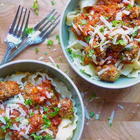 Sausage Meatballs in Tomato Sauce