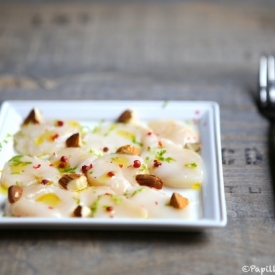 Scallops Carpaccio with Lime