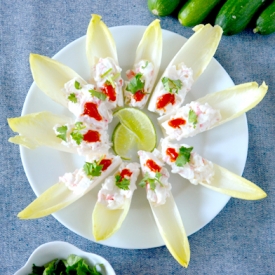 Crab Salad in Endive Leaves