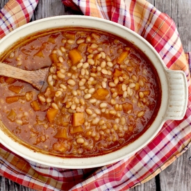 Pumpkin Apple Baked Beans