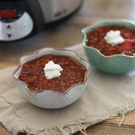 Slow-Cooker Winter Lentil Chili