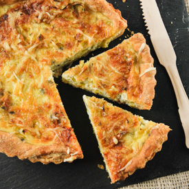 Leek and Cheese Pie