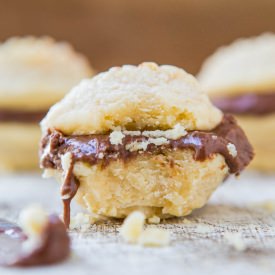 Melting Moments Cookies w/ Nutella