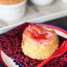 Mini Plum Upside-Down Cakes