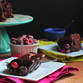 Chocolate Cranberry Cake