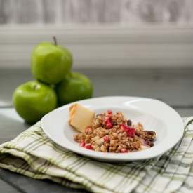 Warm Farro, Apple, & Chestnut Salad