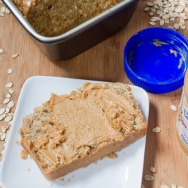 Maple Peanut Butter Oatmeal Bread