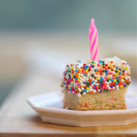 Ooey Gooey Birthday Cake Bars