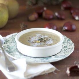 Chestnut and Russet Soup