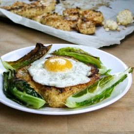 Cauliflower Steak and Eggs