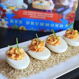 Sriracha Deviled Eggs