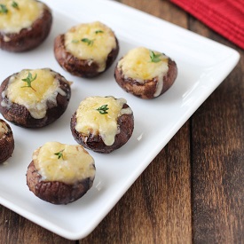 French Onion Stuffed Mushrooms