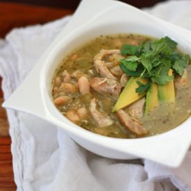 Salsa Verde Chicken Chili