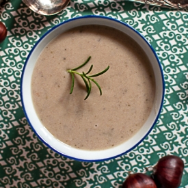 Vegan Chestnut and Cream Soup