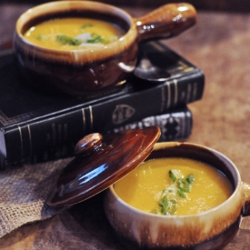 Squash Soup with Parmesan and Lemon