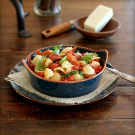 Pasta with Parma Ham Cauliflower