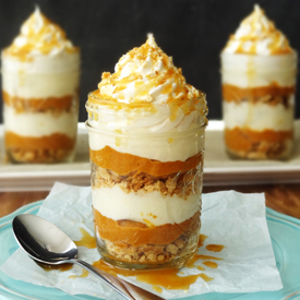 No Bake Pumpkin Pie in a Jar