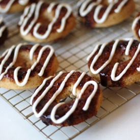 Cinnamon Roll Doughnuts