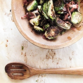 Balsamic Sprouts & Parma Ham