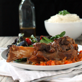 Slow Cooker Citrus Lamb Shanks