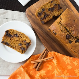 Chocolate Chip Pumpkin Loaf