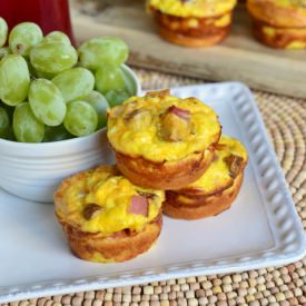 Ham and Cheese Crescent Mini Quiche