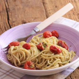 Pasta with Pistachio Pesto