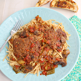 Swiss Steak in Slow Cooker