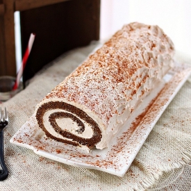 Gingerbread Roll Cake