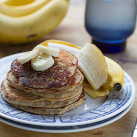 Banana Protein Pancakes