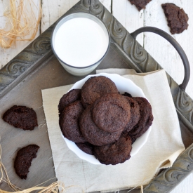 Chocolate Teff Cookies