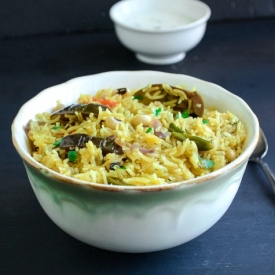 Black Eye Bean Biryani