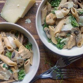 Creamy Chicken and Mushroom Pasta