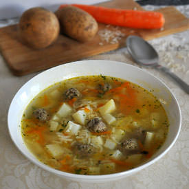 Russian Meatball Soup