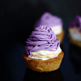 Purple Sweet Potato Mont Blanc