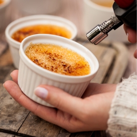 Mandarin Crème Brûlée